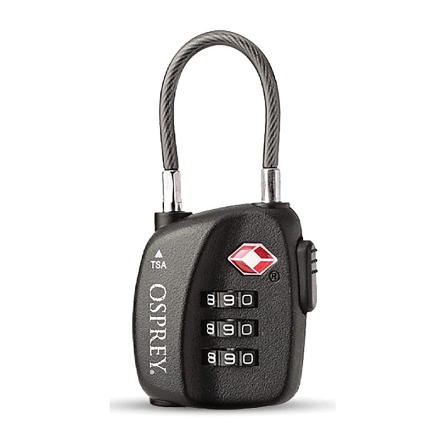 قفل کابلی آسپری مدل TSA 3 Dial Cable Lock