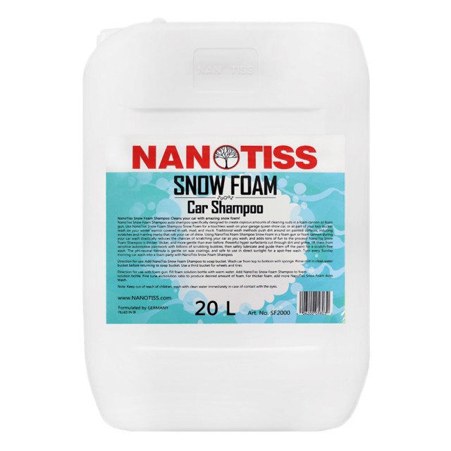 شامپو نانوتیس مدل Snow Foam ظرفیت 20 لیتر