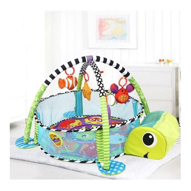 تشک بازی و استخر توپ طرح لاکپشت