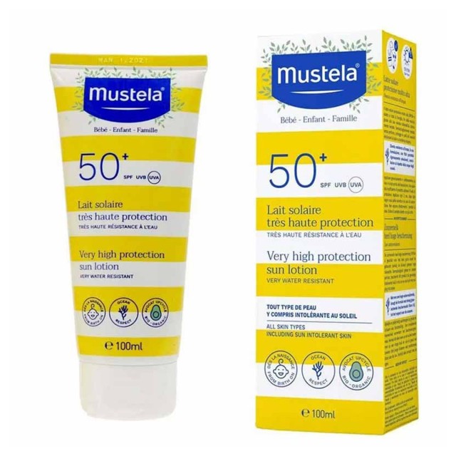 ضد آفتاب موستلا 100 میل 50 درصد  Mustela