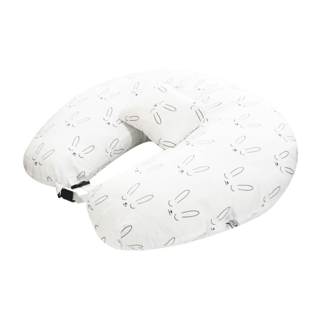 بالش شیردهی به همراه بالش سر ایسیز isiz طرح خرگوش سفید