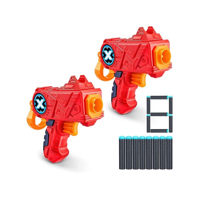 پک 2 تایی تفنگ‌ اسباب بازی ایکس شات مدل Micro