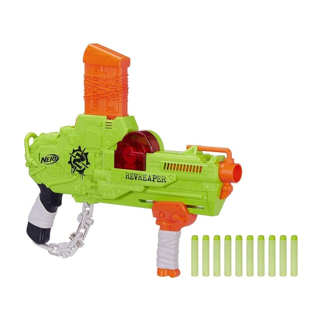 تفنگ اسباب بازی نرف مدل Zombie RevReaper