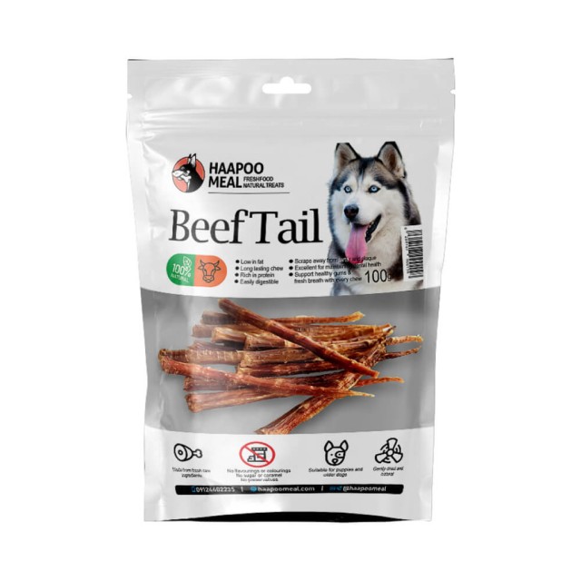 تشویقی سگ هاپومیل مدل دم گاو Beef Tail