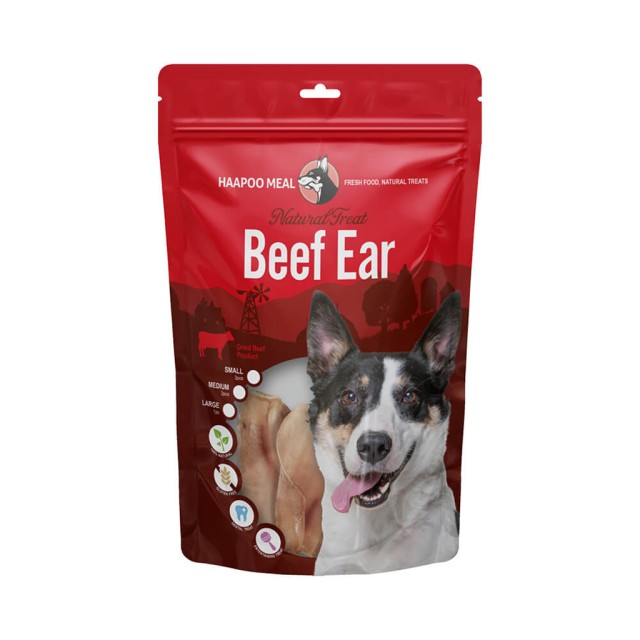 تشویقی سگ هاپومیل مدل گوش گاو Beef Ear