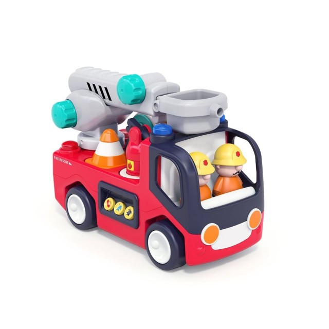 اسباب بازی ماشین آتش نشانی موزیکال هولی تویز مدل Early Learning Fire Engine