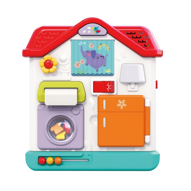 اسباب بازی خانه هوش موزیکال هولی تویز مدل Montessori Sensorial Activity Toy House