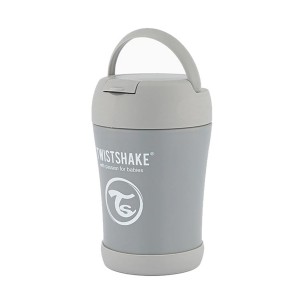 فلاسک غذا مدرسه کودک 350 میلی لیتری تویست شیک طوسی