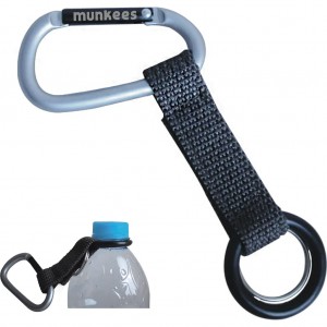 Munkees Carabiner With Bottle Carrier