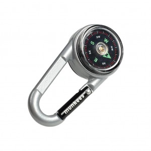 Munkees Carabiner Compass With Thermometer