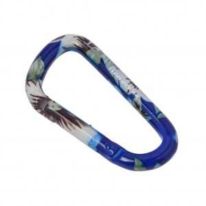 ست 2 عددی کارابین مانکیز Blue Flower Carabiner 6cm