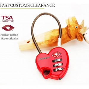 قفل مانکیز TSA Combination Lock