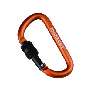 جاکلیدی کارابین مانکیز D-Shape Carabiner With Screw Lock