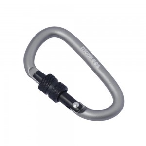 مانکیز D-Shape Carabiner With Screw Lock