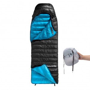 کیسه خواب پر نیچرهایک CW400 Mummy Duck Down Sleeping Bag