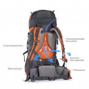 کوله پشتی 70 لیتری Nature Hike NH70B070-B 70 L Backpack