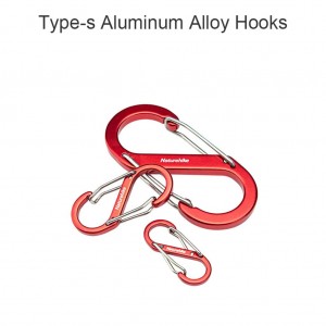 هوک آلومینیوم سایز مدیوم از نیچر هایک Nature Hike NH20GS004 S Type Aluminium Alloy Hook