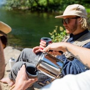 GSI Glacier Stainless Steel 6-Cup Percolator