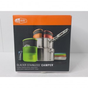 ست ظروف 4 نفره جی اس آی Glacier Stainless Camper