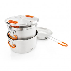 ست ظروف 4 نفره جی اس آی Glacier Stainless Base Camper Medium