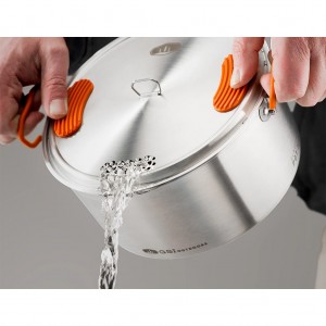 ست ظروف 4 نفره جی اس آی Glacier Stainless Base Camper Medium