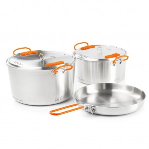 ست ظروف 4 نفره جی اس آی Glacier Stainless Base Camper Large