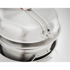 ست ظروف 8 نفره جی اس آی Glacier Stainless Troop Cookset
