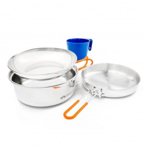 ست ظروف 1 نفره جی اس آی مدل Glacier Stainless 1 Person Mess Kit