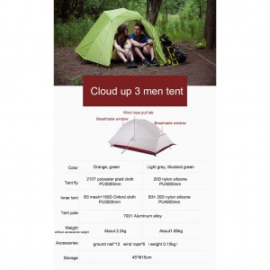 Naturehike Cloud Up 20D NH18T030-T
