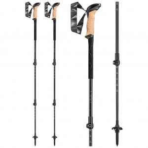 عصای کوهنوردی لکی LEKI مدل BLACK SERIES CARBON