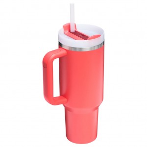 ماگ دسته دار استنلی اورجینال مدل Quencher Tumbler H2.0 گنجایش 1.2 لیتر