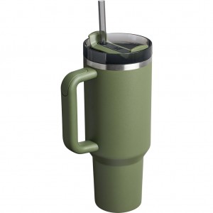 ماگ دسته دار استنلی اورجینال مدل Quencher Tumbler H2.0 گنجایش 1.2 لیتر