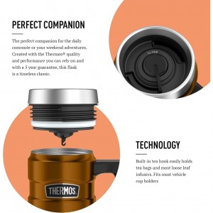 ماگ دسته دار ترموس مدل KING TUMBLER – حجم 470 میلی لیتر