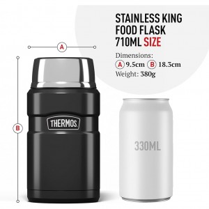 فلاسک غذا ترموس – THERMOS STAINLESS KING FOOD JAR 710ml