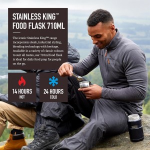فلاسک غذا ترموس – THERMOS STAINLESS KING FOOD JAR 710ml