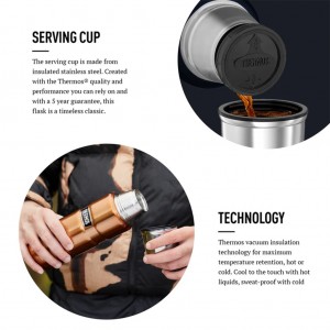 STAINLESS KING FLASK 470ML