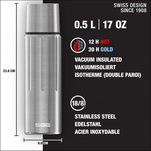 فلاسک سیگ مدل جم استون – Sigg Flask Gemstone IBT 0.5 L