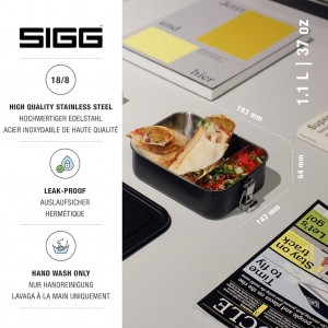 ظرف غذای استیل سیگ – Sigg Lunchbox Stainless Steel Gemstone Selenite