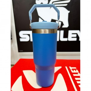 قمقمه استنلی اورجینال مدل Iceflow Flip Straw Tumbler گنجایش 0.88 لیتر - در حد نو