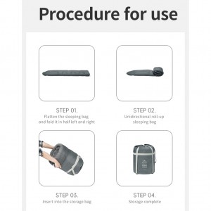 کیسه خواب الیاف نیچرهایک مدل HL500 کد CNK2450WS042