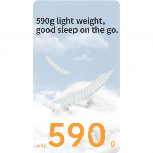 زیرانداز کیسه خواب بادی دونفره نیچرهایک مدل CNK2450WS012