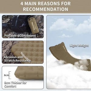 زیرانداز بادی کیسه خواب 2 نفره نیچرهایک مدل CNK2450WS012