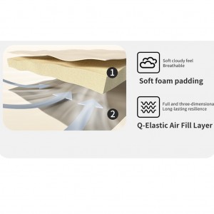 بالش بادی الیافی نیچرهایک مدل Yugo 2 in 1 Sponges کد CNK2300DZ024