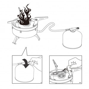 اجاق گاز مسافرتی نیچرهایک مدل Naturehike Dark Star