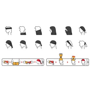 دستمال سر و گردن (اسکارف) باف مدل COLDING BLUE