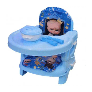 صندلی غذاخوری کودک برند سواندا مدل پرتابل طرح فیل