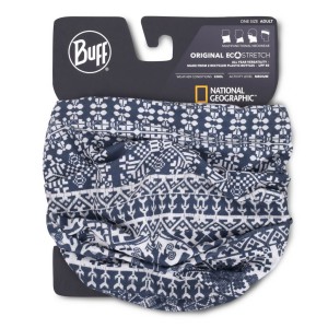 دستمال سر و گردن (اسکارف) باف مدل KURZEME DARK NAVY