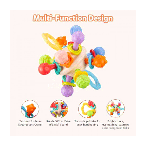 اسباب بازی جغجغه دندانگیر فضایی هانگر huanger HE194