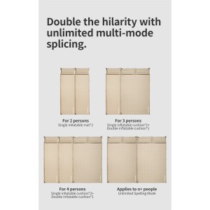 زیرانداز بادی الیافی 1 نفره نیچرهایک | CNK2550WS025