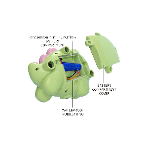 دوش حمام کودک طرح دایناسور ( مسافرتی )